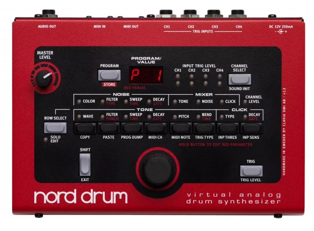 评测来自北欧的Nord Drum 3P 冷艳高贵，它不是一台普通电鼓- Midifan 