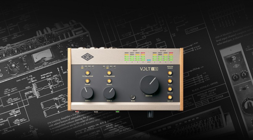 Universal Audio 推出入门级音频接口Volt 系列，带模拟压缩和电子管 