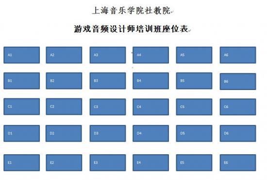 上海音乐学院首届游戏音频设计师培训开班最后一周(抢座位啦)