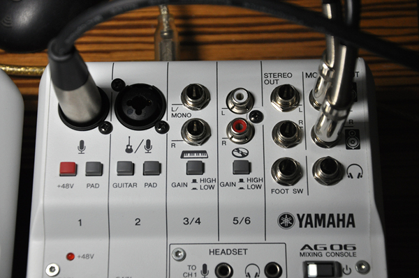小白和小小白——YAMAHA AG03 / AG06 调音台+ 音频接口评测及视频 