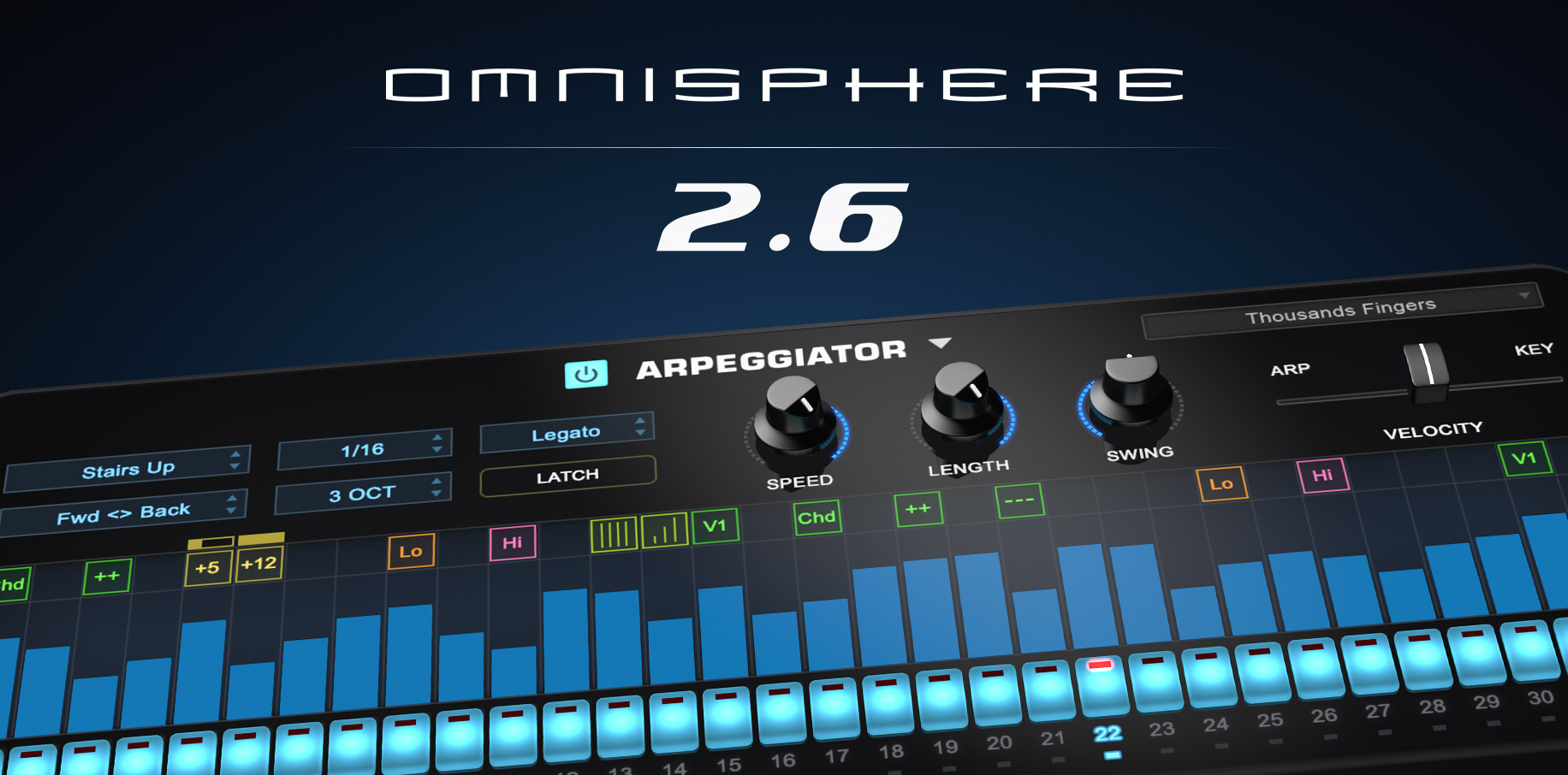 Spectrasonics 发布Omnisphere 2.6 升级，改进琶音器，加入新音色