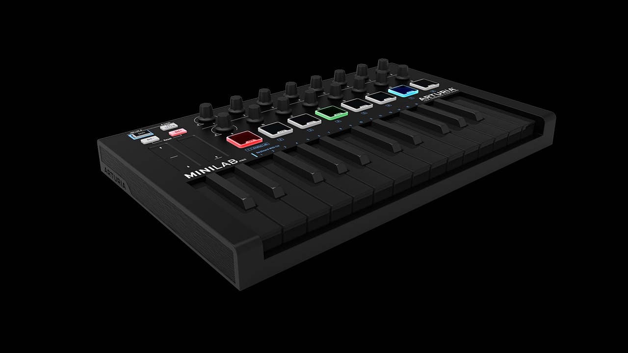 Arturia 发布真全黑版的MIDI 键盘MiniLab MkII DEEP BLACK - midifan：我们关注电脑音乐