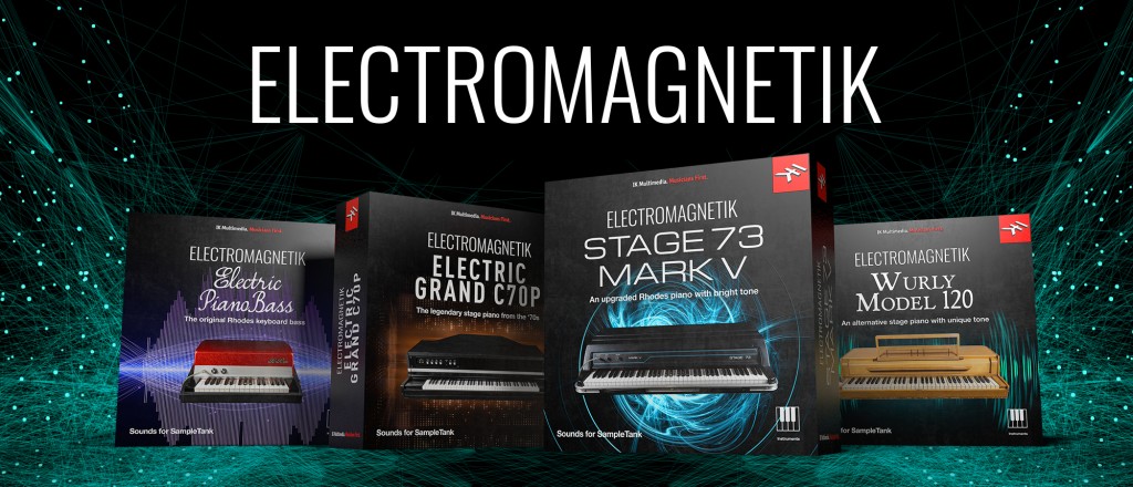 IK Multimedia 发布包含四款钢琴的SampleTank Electromagnetik 钢琴 