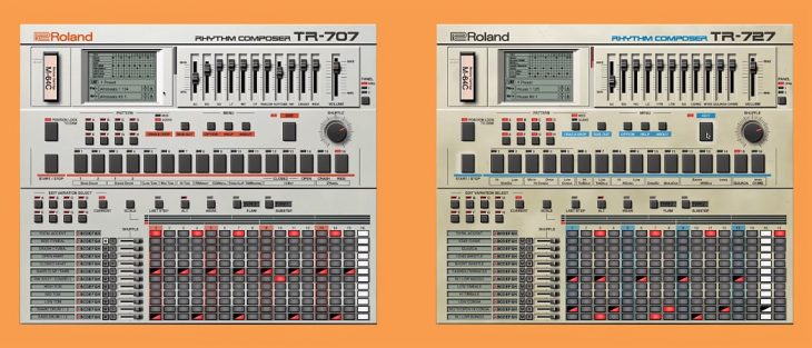 Roland 推出 TR-707 和 TR-727 复刻插件