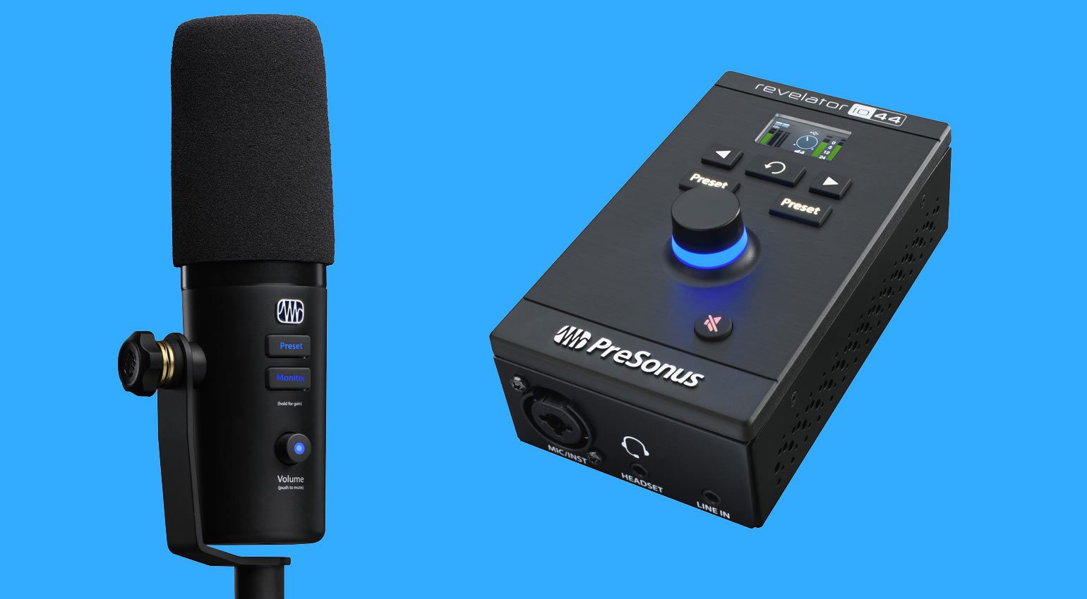 PreSonus 推出Revelator io44 便携音频接口和Revelator Dynamic USB