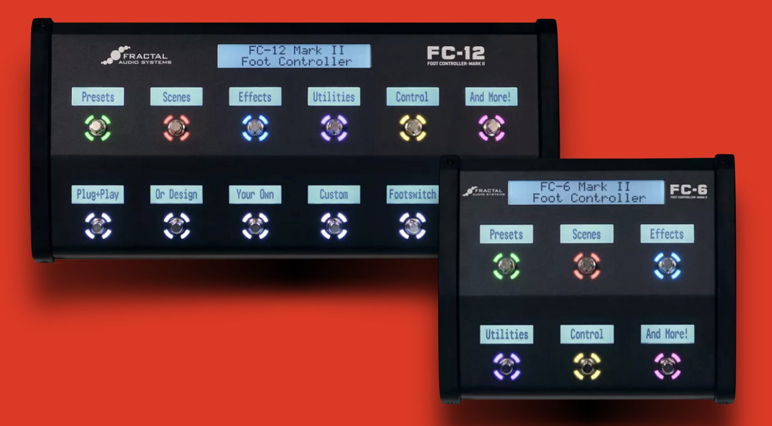 Fractal Audio 发布带迷你显示屏的FC-6 和FC-12 Mark II 踏板控制器