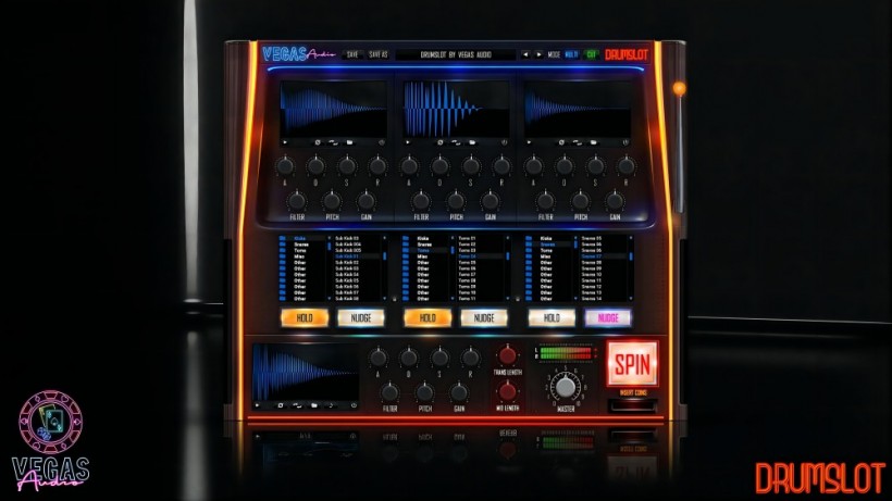 Vegas Audio 发布可自由创建独特鼓声的 Drumslot 多层鼓乐器插件
