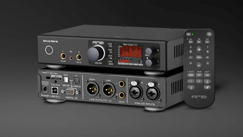 RME 发布史上最强模数/数模转换器/音频接口/耳放ADI-2/4 Pro SE