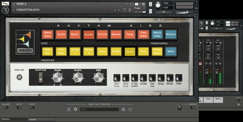 Forgotten Keys releases the Kontakt KING-2 drum machine