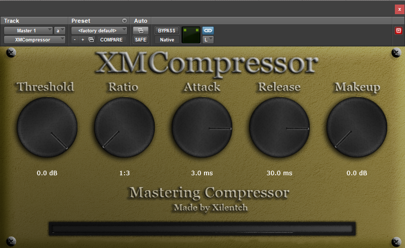 福利：免费的 XMCompressor 母带压缩器插件下载JzFlex - 专业音乐制作社区JzFlex