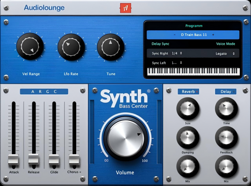 Audiolounge 发布 Synth Bass Center 虚拟合成贝斯插件，打造 80 年代终极合成贝斯大全JzFlex - 专业音乐制作社区JzFlex