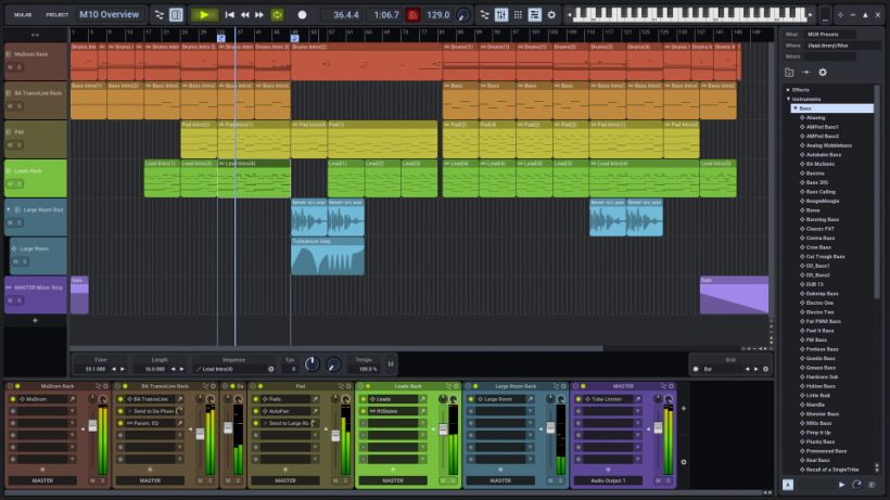 MuTools 发布创意音乐工作站 MuLab 10，增强机架系统和侧链功能JzFlex - 专业音乐制作社区JzFlex